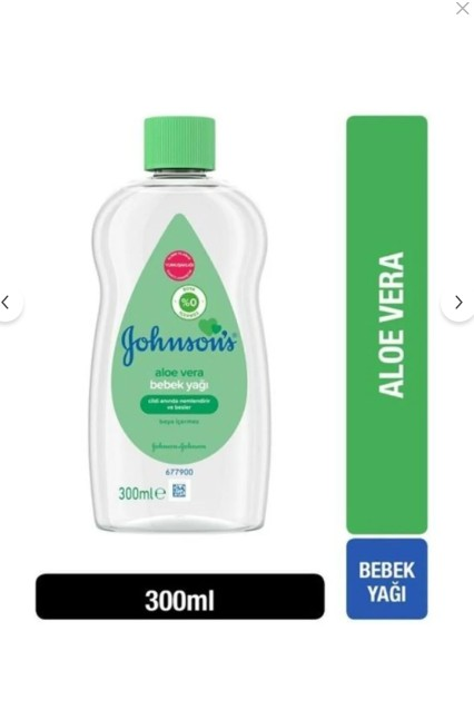 Johnson's Baby Bebe Yağı 300 ml Aloe Vera