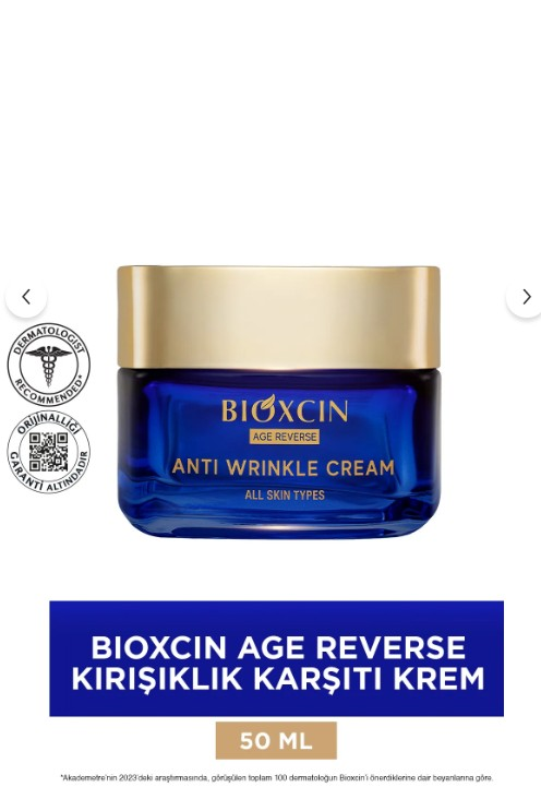 Bioxcin Age Reverse Kırışıklık Karşıtı Krem 50 ml