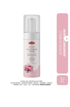 Otacı Gül Kürü Yüz Temizleme Köpüğü Arındırıcı Nemlendirici 150 ml