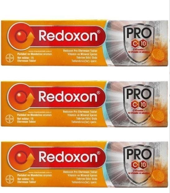 Redoxon Pro 15 Efervesan Tablet 3 Adet