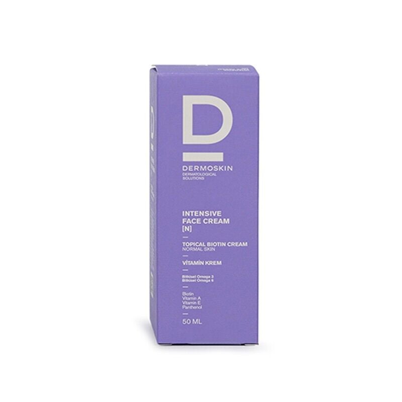 Dermoskin Intensive Face Cream N Topical Biotin Cream (Normal Ciltler) 50 ml