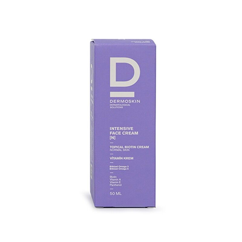 Dermoskin Intensive Face Cream N Topical Biotin Cream (Normal Ciltler) 50 ml