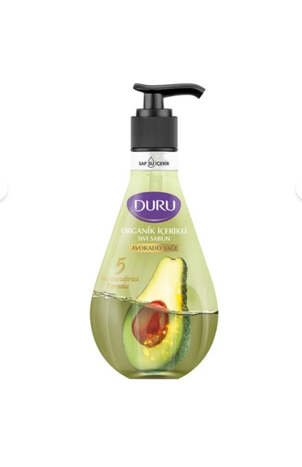 Duru Organik Içerikli Sıvı Sabun 500ml Avokado