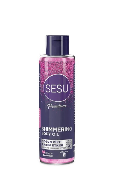Sesu Simli Cilt Bakım Yağı 150ml (SHIMMERİNG BODY OIL)