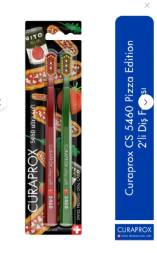 Curaprox CS 5460 Pizza Edition 2'li Diş Fırçası