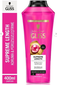Gliss Şampuan 400 Ml Supreme Length