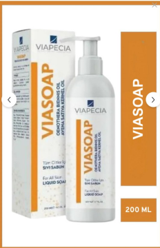 Viapecia ViaSoap Sıvı Cilt Bakım Sabunu 200 ml