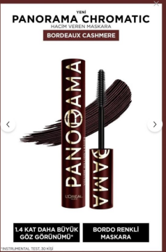 L'Oreal Paris Panorama Chromatic Maskara Bordeaux Cashmere